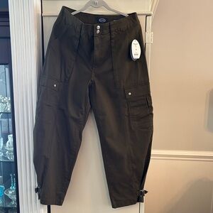 Dark Olive Utility Cargo Pants